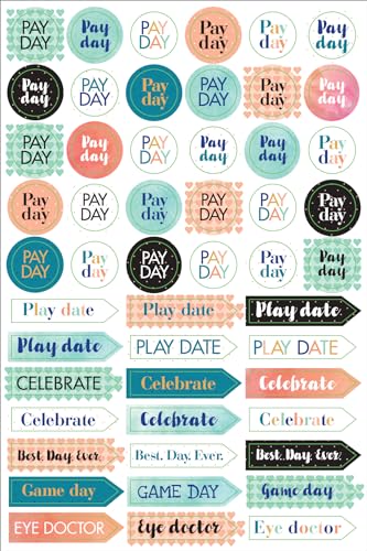 Essentials Mom's Planner Stickers (Set of 575 Stickers)