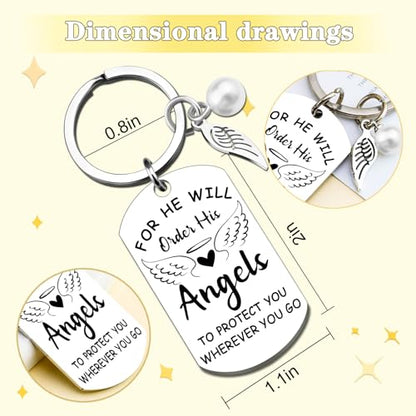 Christian Gifts for Women Men Encouragement Keychain Religious Faith Gift
