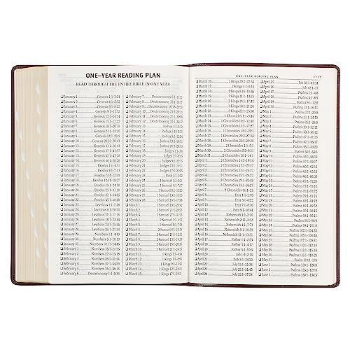 KJV Holy Bible, Super Giant Print Faux Leather Red Letter Edition - Ribbon Marker, King James Version, Burgundy (KJV Super Giant Print Editions)