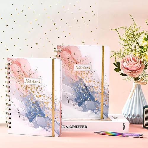 Ruled Notebook/Journal - Daily Planner with Premium Thick Paper,6.2" X 8.4" - color: white-2