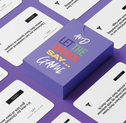 Christian Card Game Family Pack- 1 Game and 4 Amen & I Rebuke that Fans - Faith Conversation Game for Family Night, Church Groups, Young Adults Ministry & Icebreakers