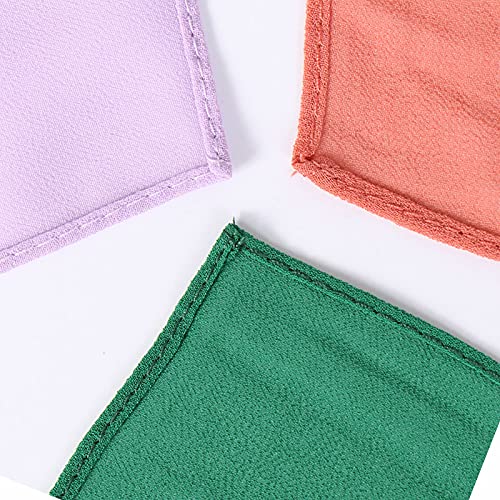 LMVERNA Solid Color Bubble Chiffon Scarf for Women Fashion Soft Hijab Long Scarfs Wrap Scarves - color: Light Pink