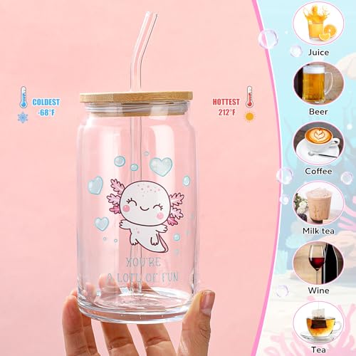 Watersay 64 Pcs Axolotl Gifts for Women Men Cute Axolotl Birthday Gifts - style: Axolotl