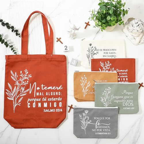Paterr 20 Pcs Christian Tote Makeup Bag - color: Vivid Color, style: Boho Spanish