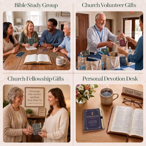 INSADA 10 Sets Christian Gifts, Prayer Journals with Pens for Church Groups