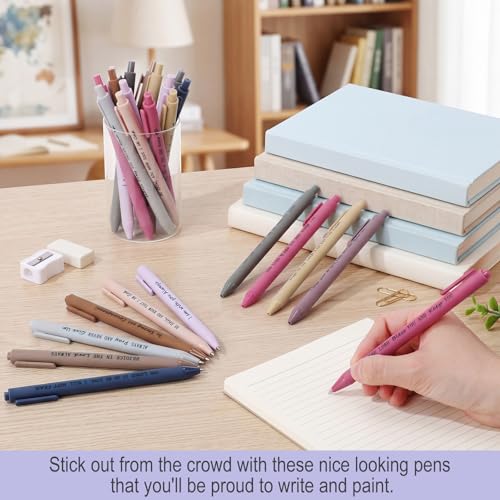 Crtiin 50 Pcs Inspirational Pens Bulk Light Hues, Christian Quotes - color: Light Hues, size: 1 Count (Pack of 50)