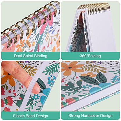4 Pack Spiral Notebook, B5 Lined Journal for Women, College Ruled 160 Pages - color: 4pack, size: B5