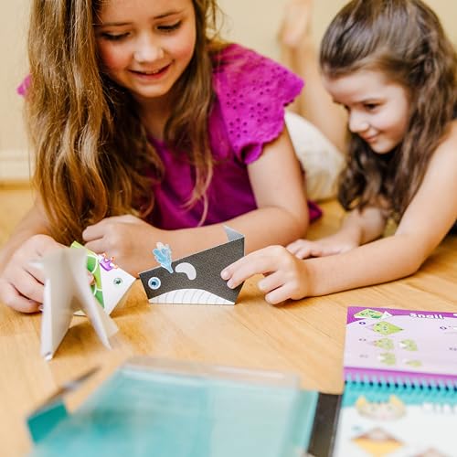 Melissa & Doug On The Go Origami Animals Craft Activity Set - 38 Stickers, 40 Origami Papers