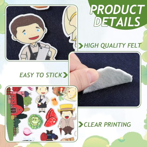 Windkream 12 Set Felt Story Pieces Flannel Board Preschool,Nursery Tales - style: Nursery Tales