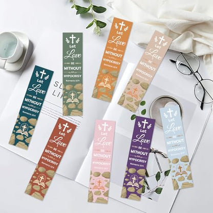8Pcs Religious Bookmarks Christian Bible Verses Gifts for Women Men Catholic Gifts Baptism Spiritual Inspirational Gift Christmas Birthday Presents for Mom Friends Sister Church Supplies - color: Catholic Bookmark