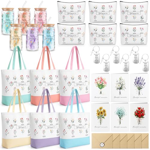 Aliceset 30 Pcs Christian Religious Gift Set for Women Bulk, Floral - style: Fresh Style