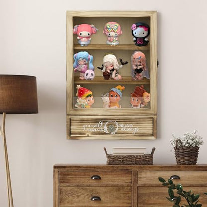 11" x 16" Wedding Shadow Box Display Case & Frame - Pine Wood Shadow Box