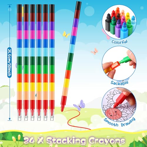 BenLouis 24 Insect Mini Coloring Books with 24 Crayons for Kids Bulk - style: Insects