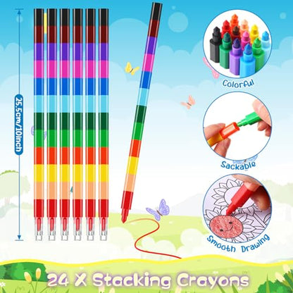 BenLouis 24 Insect Mini Coloring Books with 24 Crayons for Kids Bulk - style: Insects
