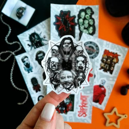 50Pcs American Nu Metal Band & Adult Stickers, Metal Band Stickers, Strong Adhesive & Waterproof Decals for Laptop and Skateboards, Gifts for Women & Men - color: Band Stickers