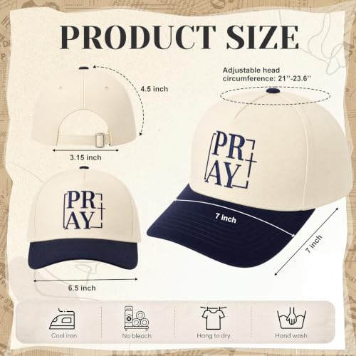 6/12 Pack Christian Hats Bulk for Men Women - style: Style 5