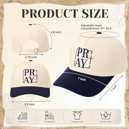 6/12 Pack Christian Hats Bulk for Men Women - style: Style 5
