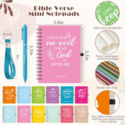 Skylety 12 Set Christian Gifts Bulk Scripture Cup Set, Soft Color - color: Soft Gradient