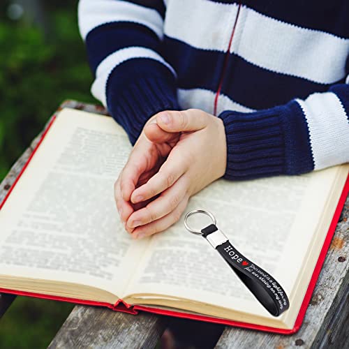 Sureio 60 Pcs Christian Bible Keychains