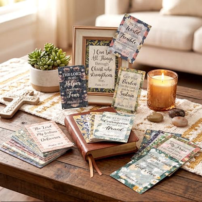 Estune 240 Pcs Bible Verse Cards bulk with Full Scripture, Elegant Style - style: Elegant Style