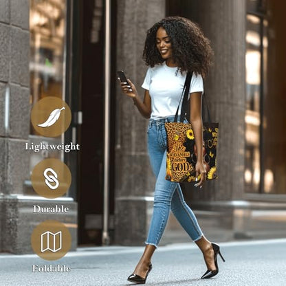 Bible Tote Bags For Women Religious Church Bag Christian Tote Bags Inspirational For Women Organizer Christian Gift - color: African Women
