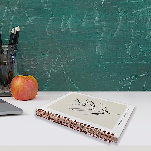 VNWEK Bible Scripture PSALM 27:1 the Lord Is My Light and My Salvation Boho Botanical Leaf Spiral Notebook Journal 5.5 x 8.3 inches,Christian Lined Hardcover Spiral Notebook,Christian Gifts - color: 8-XZ-bible-notebook
