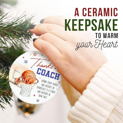 Basketball Coach Ornament 2026, Coaches Christmas Ornament for Men,Women - color: Basketball Coach