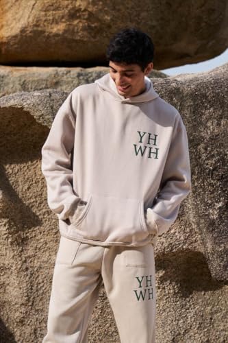 Women Men Hoodies Oversized Fleece Sweatshirt Fashion Clothing Fall Christian Sweaters Ties - color: Beige, size: Medium