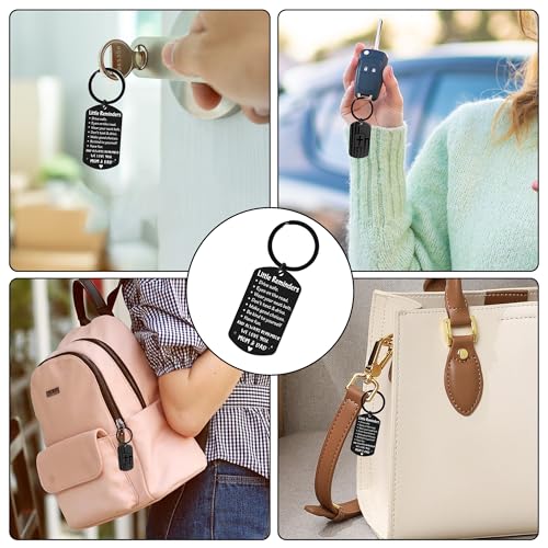 Keychain for Men Boys, Dog Tag Style Key Chain, Black Key Rings Birthday Christmas Veteran Day Gifts - style: Drive Safe