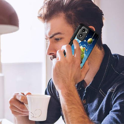 Designed for Moto G Power 5G 2024 Case, Military Grade Heavy Duty 3-Layer Shockproof Full-Body Protective Cover for Motorola Moto G Power 5G 2024 - Frog Under The Moon - color: Frog Under The Moon-1
