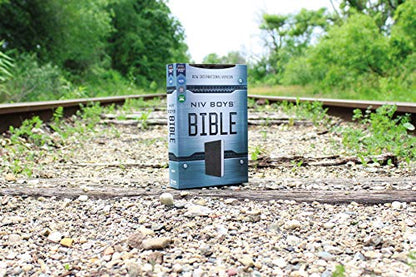 NIV, Boys' Bible, Leathersoft, Brown Camo, Comfort Print: A Foundation for Lifelong Faith and Learning for Boys Ages 8-12