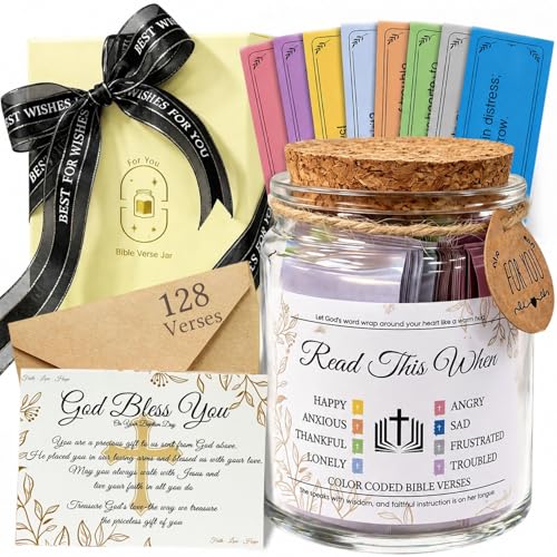 2026 New Christian Gifts for Women Men - 8 Emotion Bible Verse Jars - color: Bible Verse Jars for Everyone