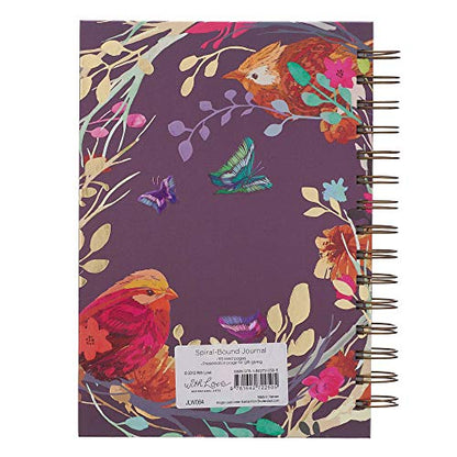 WITH LOVE Spiral Journal: Blessed Is She Who Believes (8.4” x 6.4” x 1”)