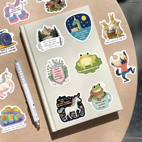50PCS Cute Positive Affirmation Stickers - style: Traditional