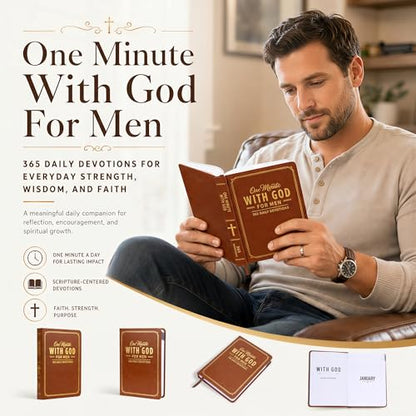 One Minute with God for Men 365-Day Daily Devotional