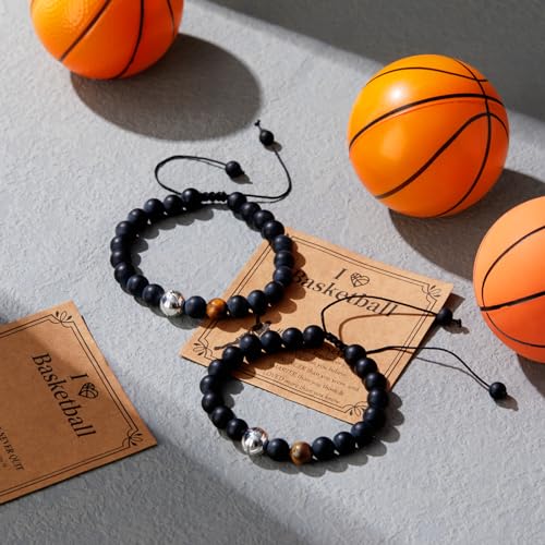 12 Set Sport Adjustable Bracelets Gift - color: Black, size: Basketball