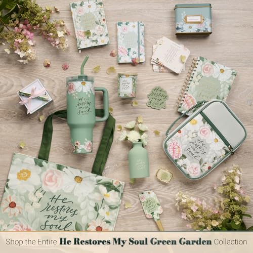 Christian Art Gifts Note Cube & Pen: Psalm 23 Bible Verse, Restores My Soul - color: He Restores My Soul
