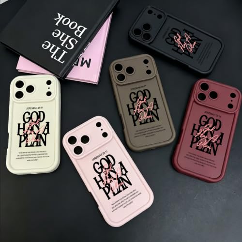 God Has A Plan Christian Phone Case for iPhone 13 - Black - color: Black, size: iPhone 13