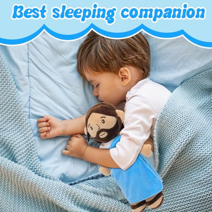 Yelakey Jesus Plush Doll, 11.8" Stuffed Plushie Religious Toy for Kids - color: 11.8inch/Blue