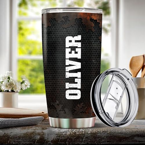 Personalized Firefighter Tumbler Gifts for Men Women Insulated Stainless Steel 20oz With Lid Coffee Mug Gift for Firefighters Fire Department First Responder - color: FIREFIGHTER