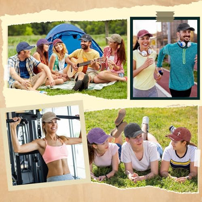 6/12 Pack Christian Hats Bulk for Men Women - style: Cross 1