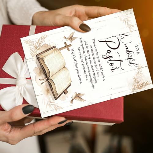 Thank You Pastor Card, Pastor Appreciation Card - color: BK-143