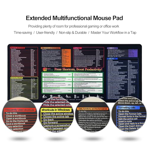 XXL Gaming Mouse Pad 35.4x15.7 Professional Large Mouse Pad & Computer Game Mouse Mat-90x40 Excelnew - color: Excelnew, size: 35.4L x 15.7W inches