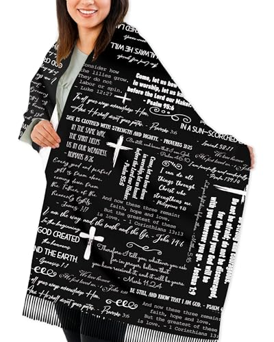 Bozidol Prayer Shawls and Wraps for Women - color: Black 02