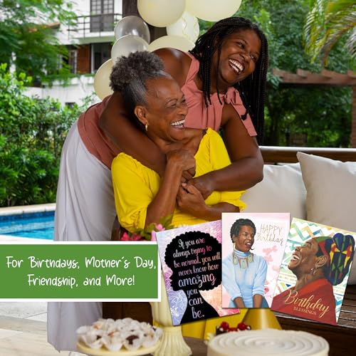 African American Expressions Maya Angelou Greeting Cards Assortment Box – 18 Inspirational Greeting Cards with Envelopes - Use for Birthday, Encouragement, Graduation, Sympathy, Mother's Day & More - style: Assortment 780