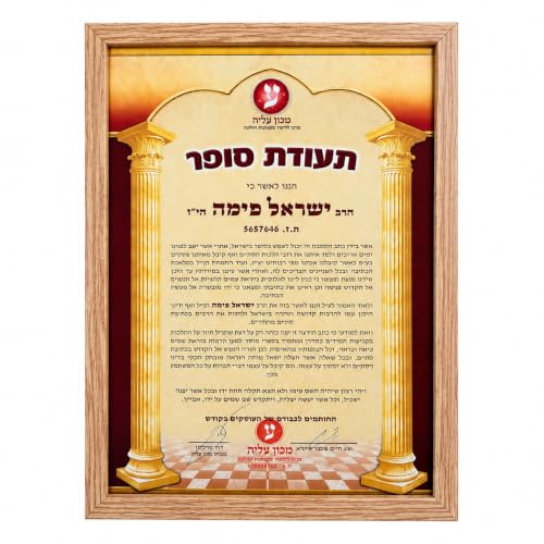 Nana Gifts Kosher Mezuzah Scroll: Authentic Klaf Door Parchment 2.8"X2.8"