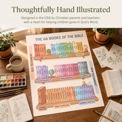 Mr. Pen- Sunday School Bible Poster Set, 11x14 Inches, 15 Posters