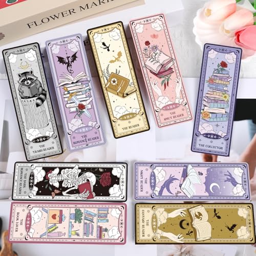 100 Pcs Tarot Bookmarks Dark Romance Book Marks for Book Lovers - color: Book Lovers