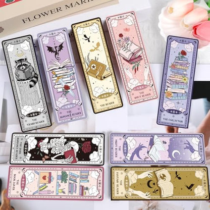 100 Pcs Tarot Bookmarks Dark Romance Book Marks for Book Lovers - color: Book Lovers
