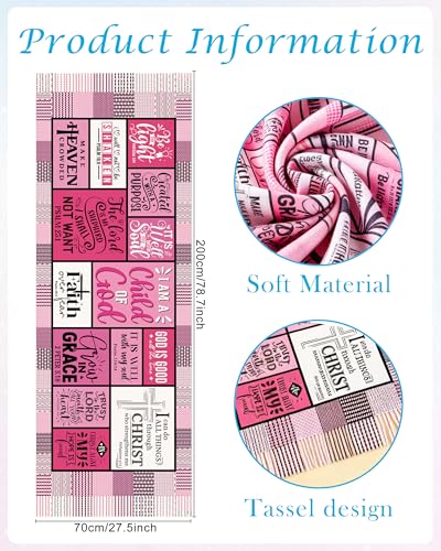 Bozidol Prayer Shawls and Wraps for Women - color: Pink